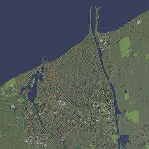 St Catharines Canada - city and urban 3D model