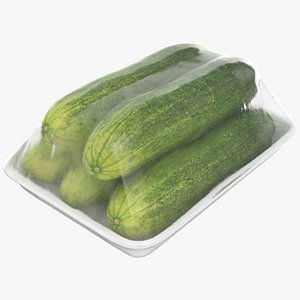 3D Cucumbers Packaging