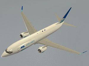 Boeing 737-800BCF ASL Airlines 3D model