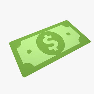 Toon Dollar 3d model