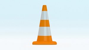 Traffic Cone (square bottom)