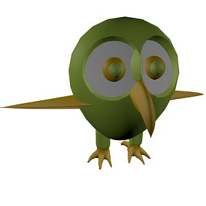owl 3D model