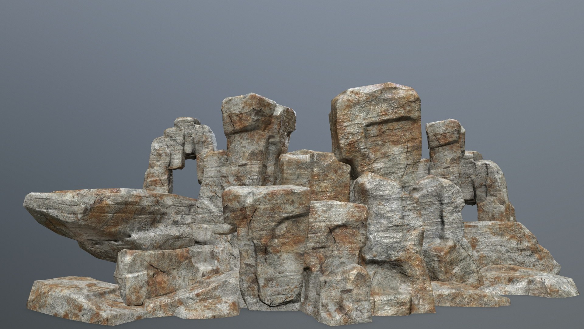 Rock Model - TurboSquid 1513917