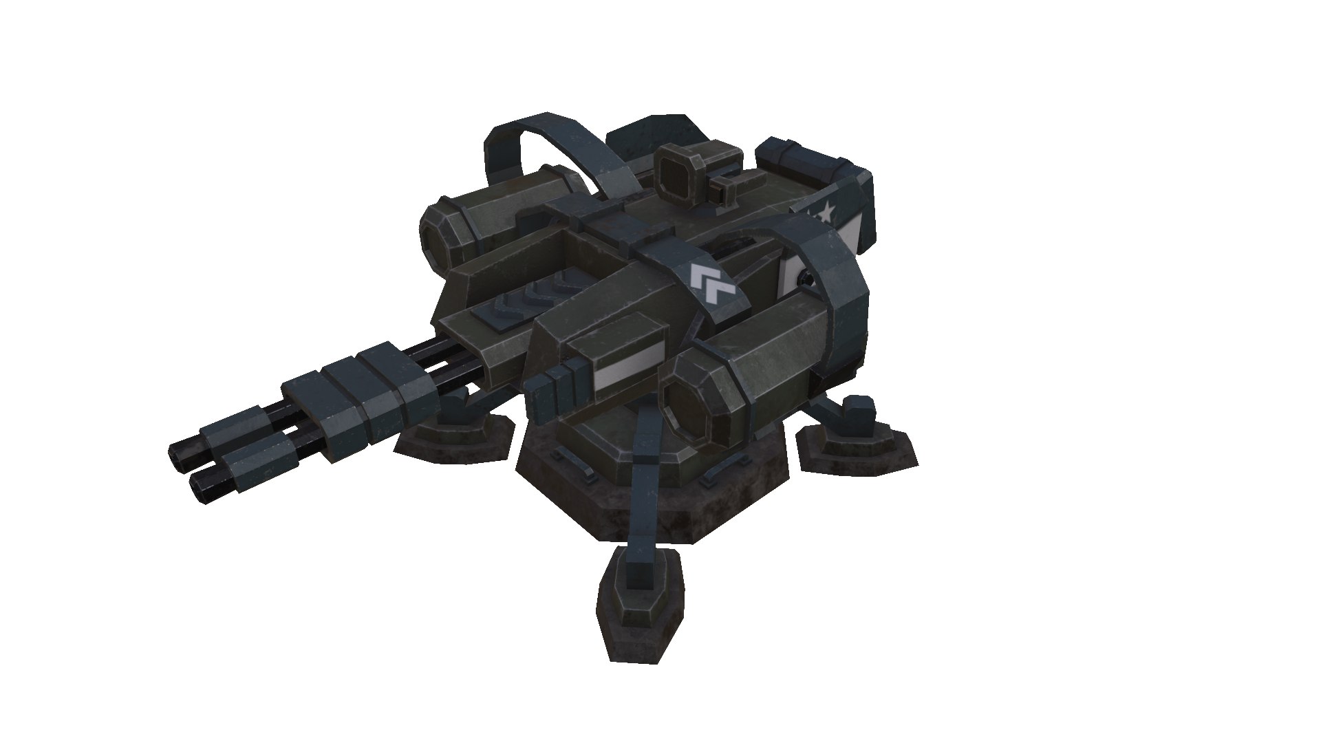 3D Tower Defense Turrets Pack - TurboSquid 1802117