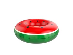 inflatable pool ring watermelon 3D