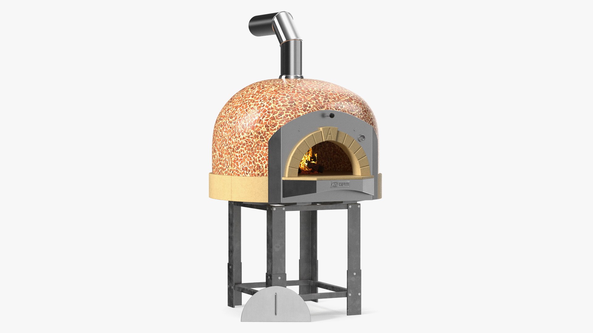 Traditional Pizza Oven ASTerm 3D model preview