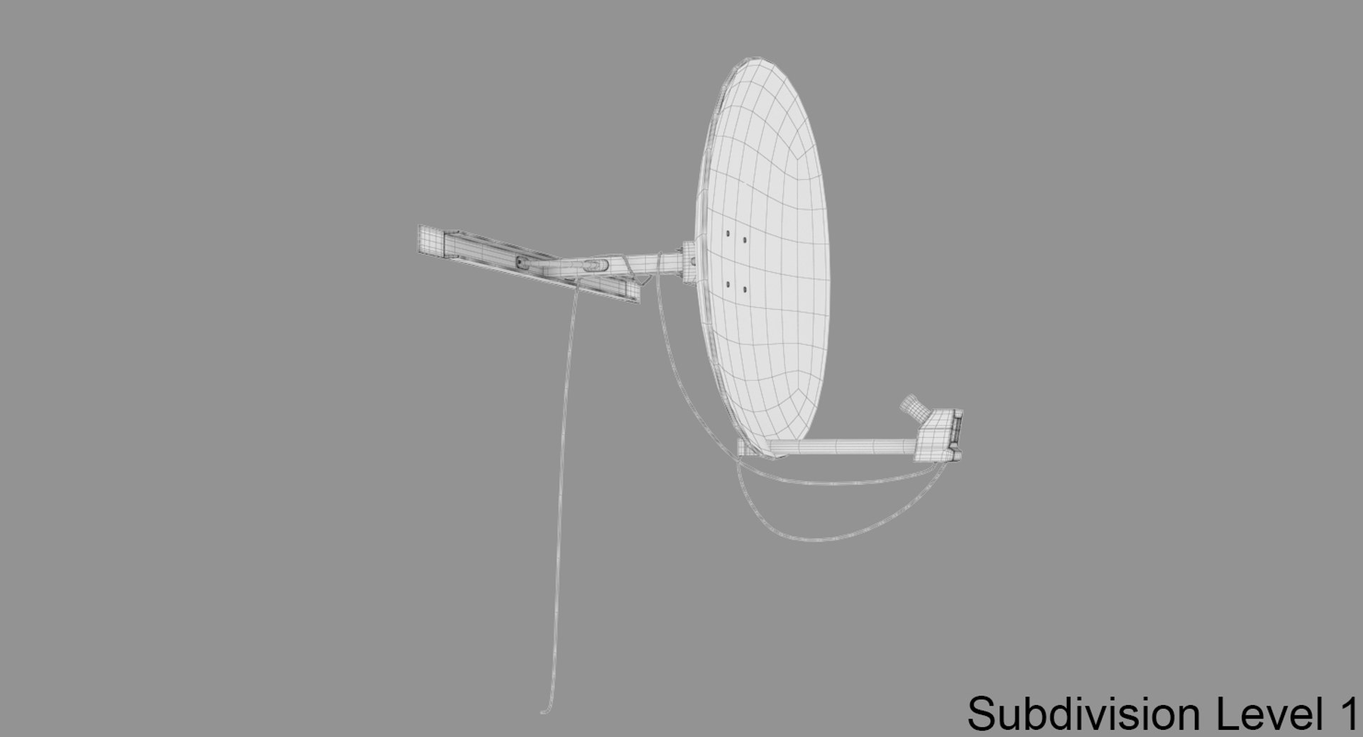 Satellite Dish 3D Model - TurboSquid 1405140