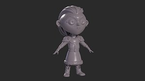 3D Viking Girl