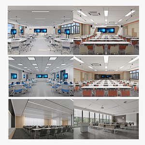 Modern Education and Business Environments Pack 3D
