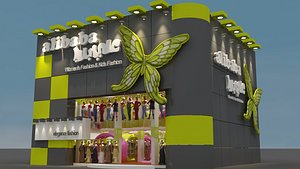 Cloths Mall Center - 3d Max Model 2018 - Vray model