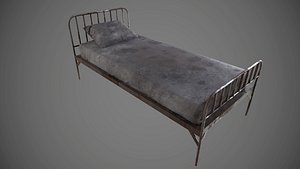 Low Poly Prison Bed PBR