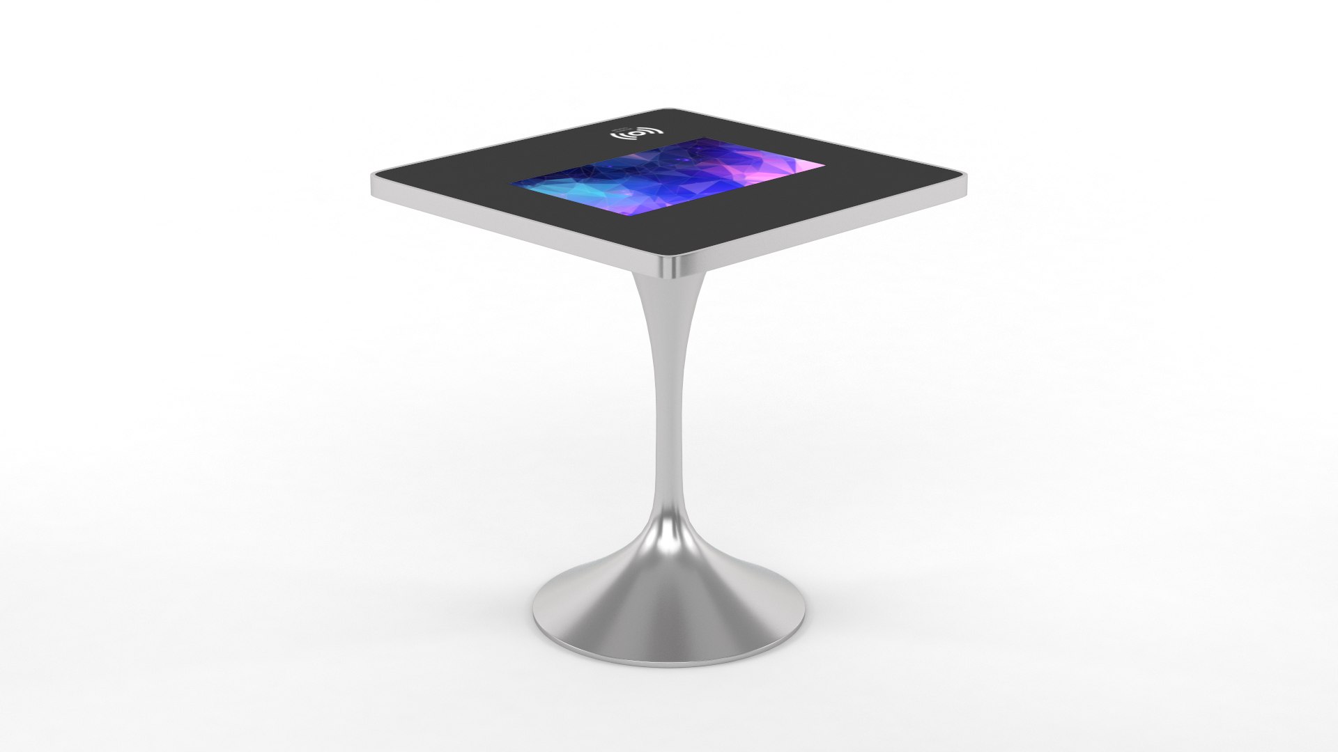 3D Round Smart Touch Table Model - TurboSquid 1794883