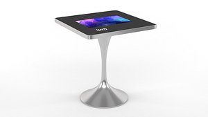 3D Round Smart Touch Table model