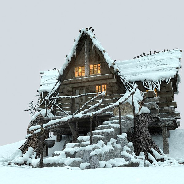 山に小屋を作る18 / Build a cabin in a mountain 18 北の山林