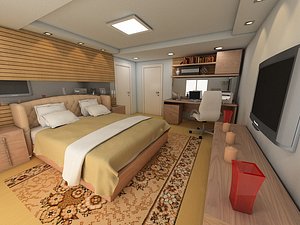 bedroom 3d max