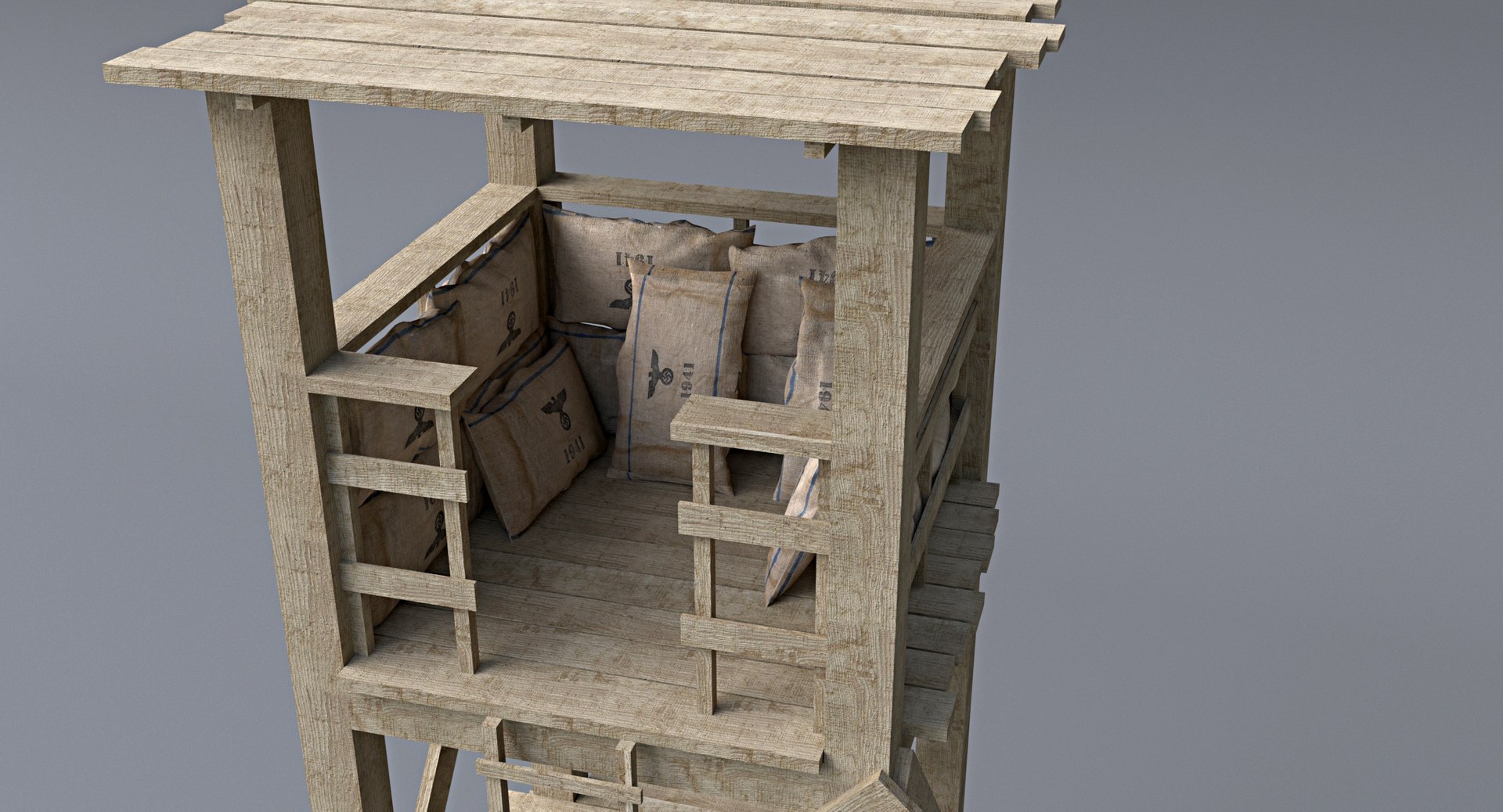 3D Model Guard Tower - TurboSquid 1255810