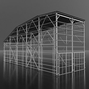3D model Grain Warehouse