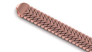 3D model HIGHLY SOLD 3D CUBAN BRACELET MODEL