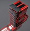 Modular Sci-Fi Ladders Red