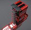 Modular Sci-Fi Ladders Red