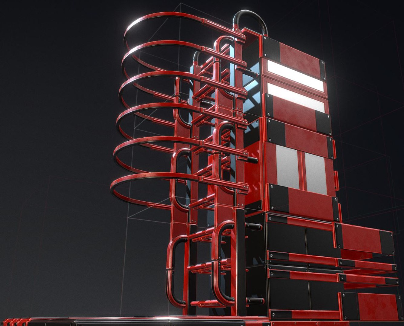 3D modular ladder red glass https://p.turbosquid.com/ts-thumb/fY/ecEmlp/Sx1RAsCh/modularscifiladdersredversion15/jpg/1492333186/1920x1080/fit_q87/82218ad4488a7f82425e0f943cd09ce437f6360d/modularscifiladdersredversion15.jpg