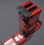 Modular Sci-Fi Ladders Red
