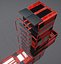 Modular Sci-Fi Ladders Red