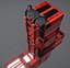 Modular Sci-Fi Ladders Red