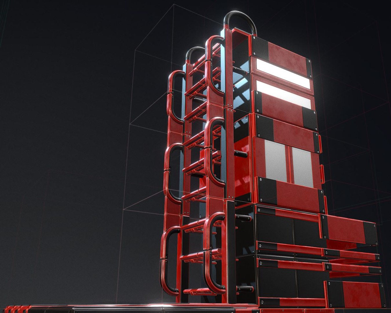 3D modular ladder red glass https://p.turbosquid.com/ts-thumb/fY/ecEmlp/x2PWjCNQ/modularscifiladdersredversion14/jpg/1492333186/1920x1080/fit_q87/d8eaf3acfe9edf9893673ab06cad2a6d4337c970/modularscifiladdersredversion14.jpg