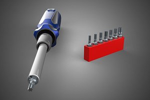 MANUAL HEXALOBULAR INTERNAL TORX STAR SCREWDRIVER BIT HEAD POINT