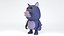 Cartoonish Humanoid Cat Character
