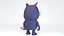 Cartoonish Humanoid Cat Character