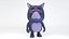 Cartoonish Humanoid Cat Character