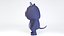 Cartoonish Humanoid Cat Character