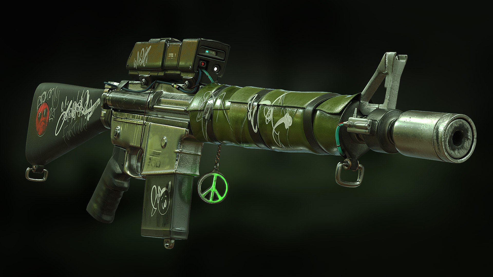 Peace Rifle - Realistic Post Apocalyptic Sci-fi assault rifle model https://p.turbosquid.com/ts-thumb/fY/qVuWa7/5k/mofo15/jpg/1637686867/1920x1080/fit_q87/ba3915063b26ae9ecbc30f2edcd031ed315b4835/mofo15.jpg