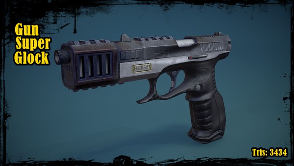 3D gun glock super model
