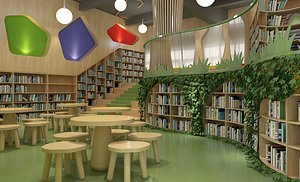 Bookshop Bookhouse bookbar library Xinhua Bookstore model