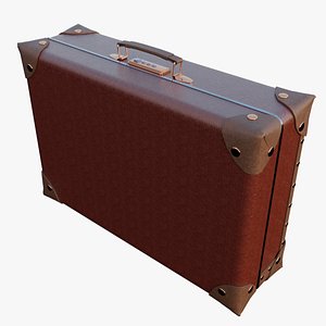 Vintage Suitcase 3D