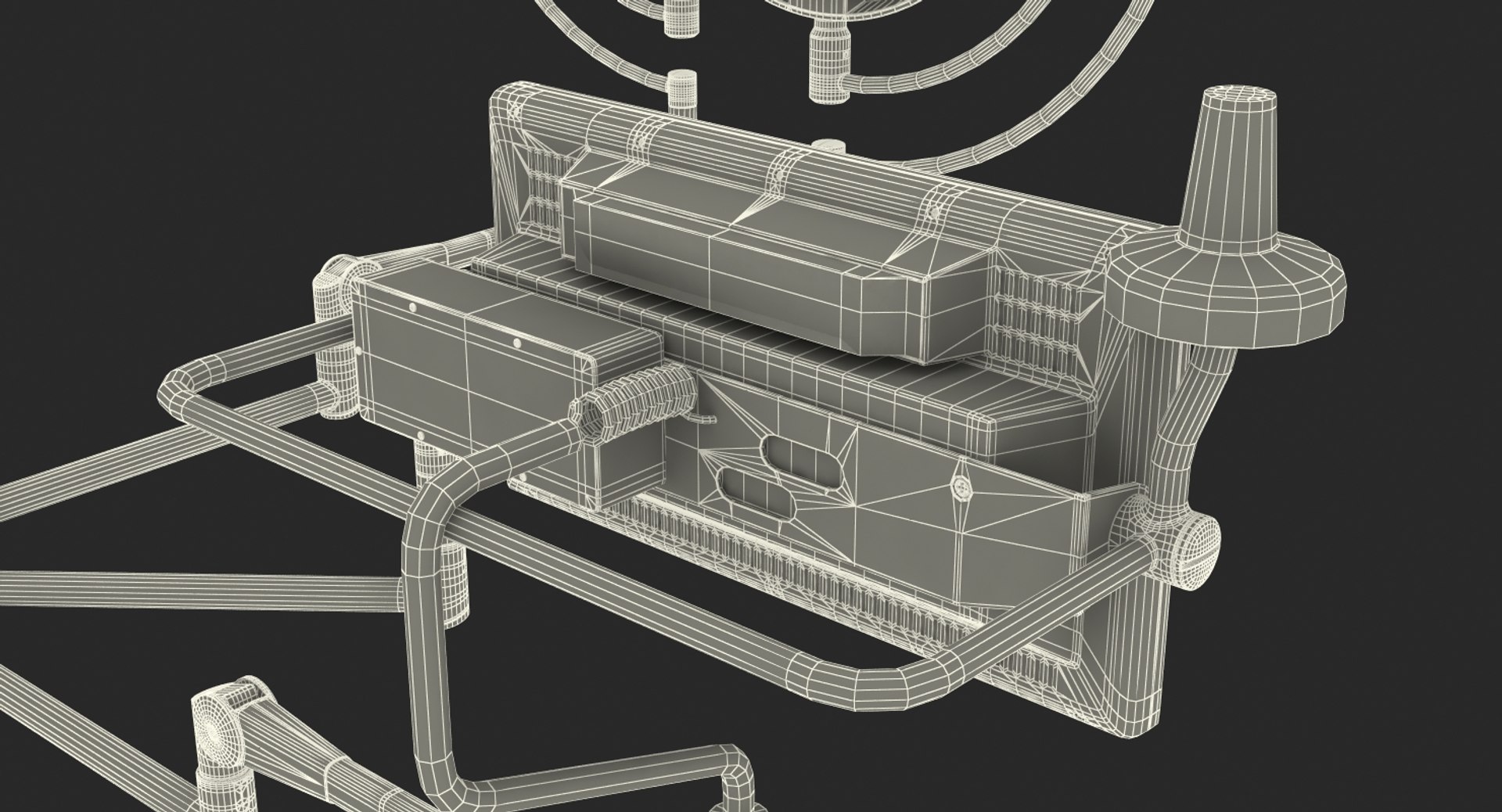 Ceiling mount surgical light 3D - TurboSquid 1360049