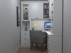 3D Study Room model