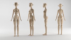 Woman orc doll