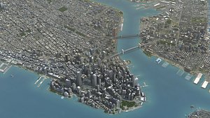 Manhattan New York City 3D model