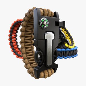 Survival Prepper Paracord Bracelet game ready PBR