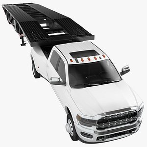 Pickup Truck Generic Wedge Trailer 06 model
