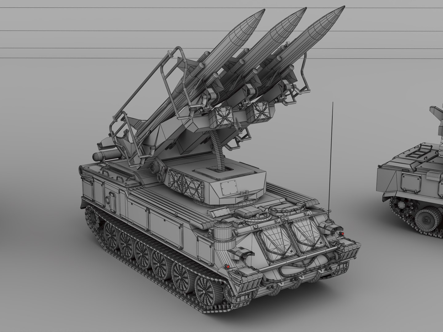 3D Military Missile Launchers SAM Systems Pack - TurboSquid 2628529