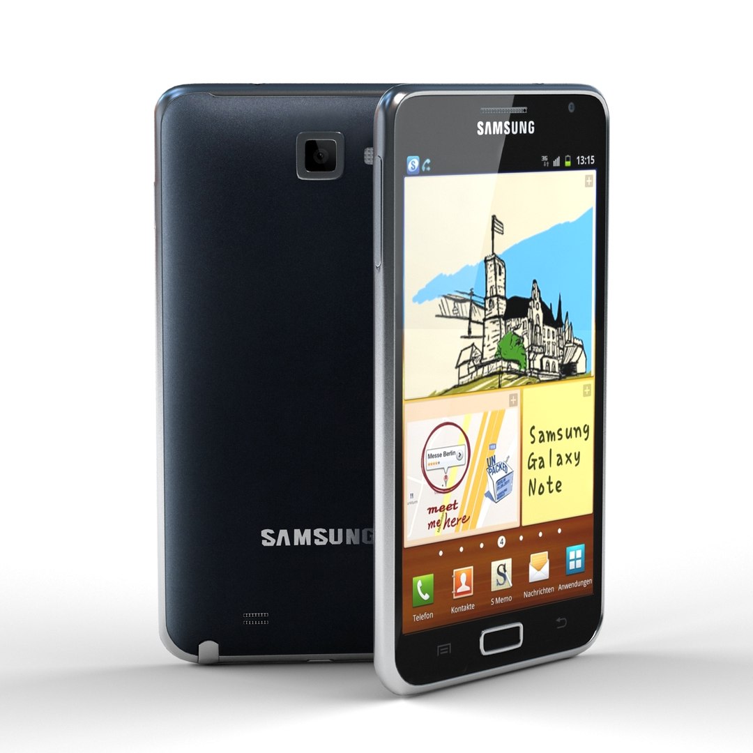 Samsung Galaxy Note Gt-n7000 3d Model