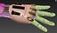 robot hand 3d max