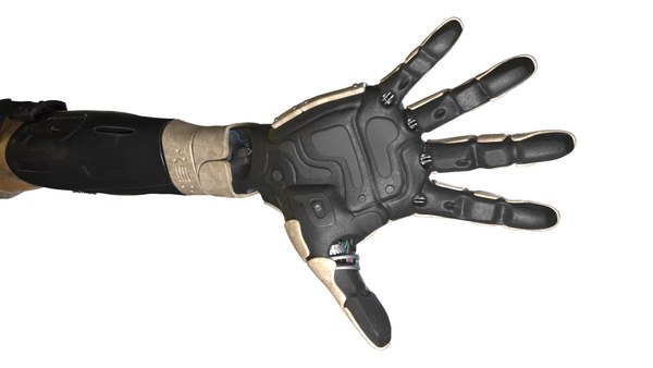 robot hand 3d max