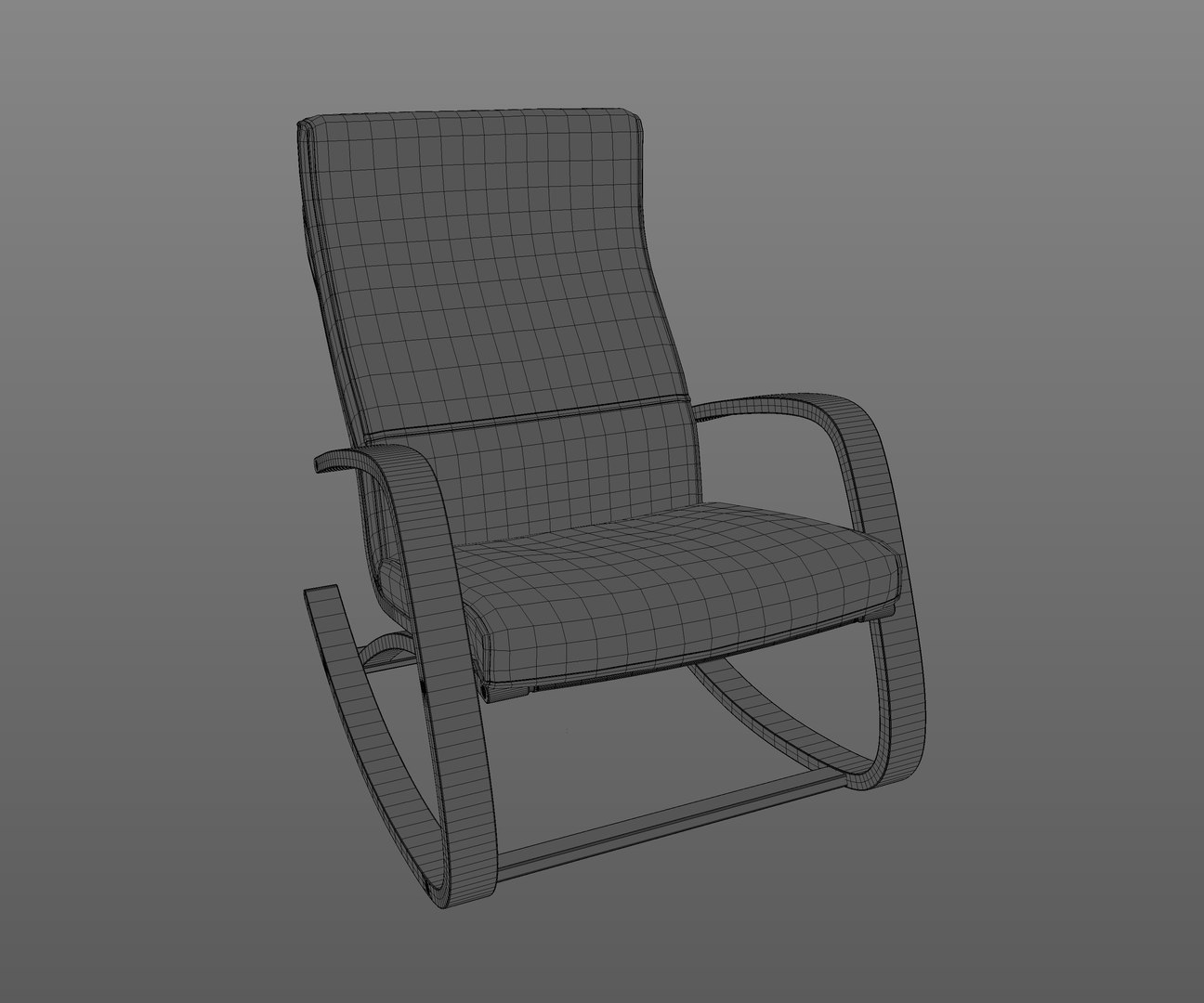 3D Rocking Chair - TurboSquid 2214903