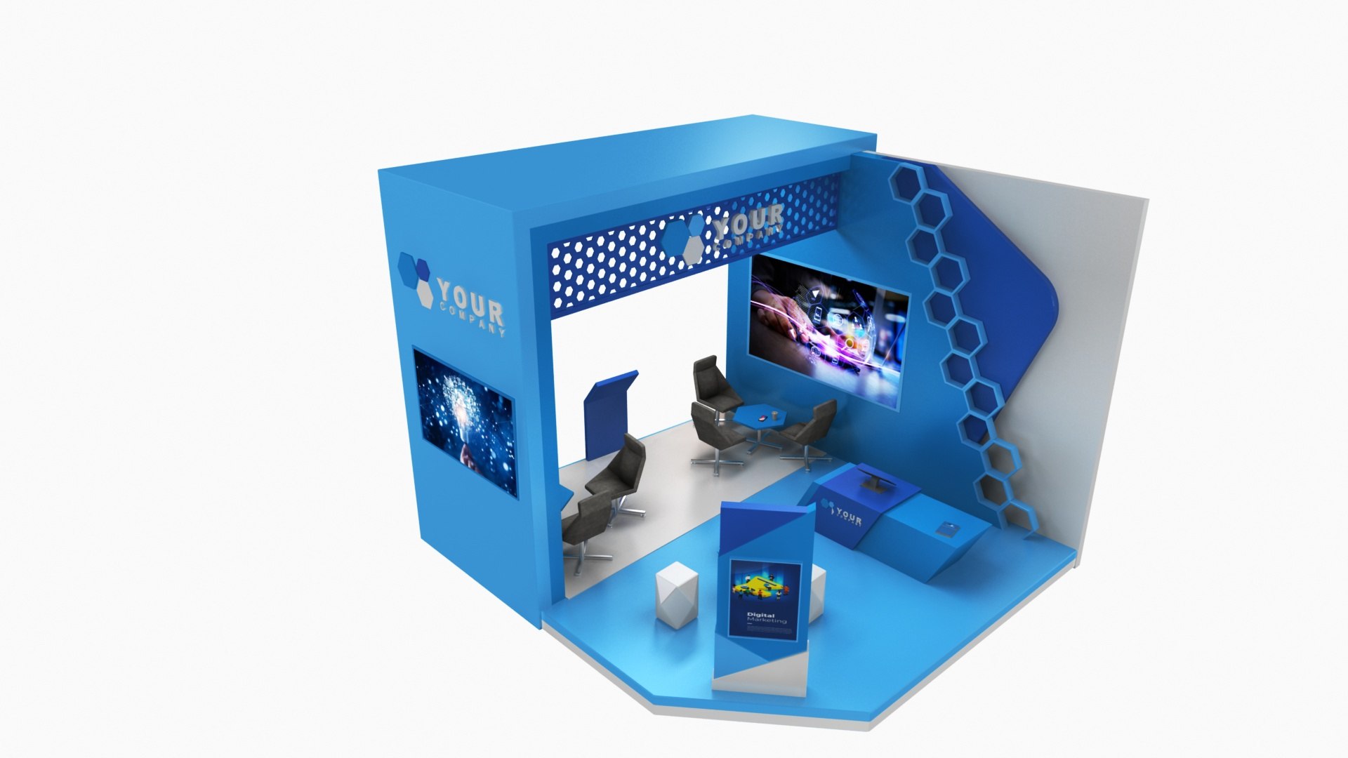 3D model Futuristic Exhibition Stand 8 https://p.turbosquid.com/ts-thumb/fZ/IOBq4c/Db/modernexhibitionbooth921/jpg/1651410028/1920x1080/fit_q87/30a015b0136a38a167e3187ed43b024c1c96796f/modernexhibitionbooth921.jpg